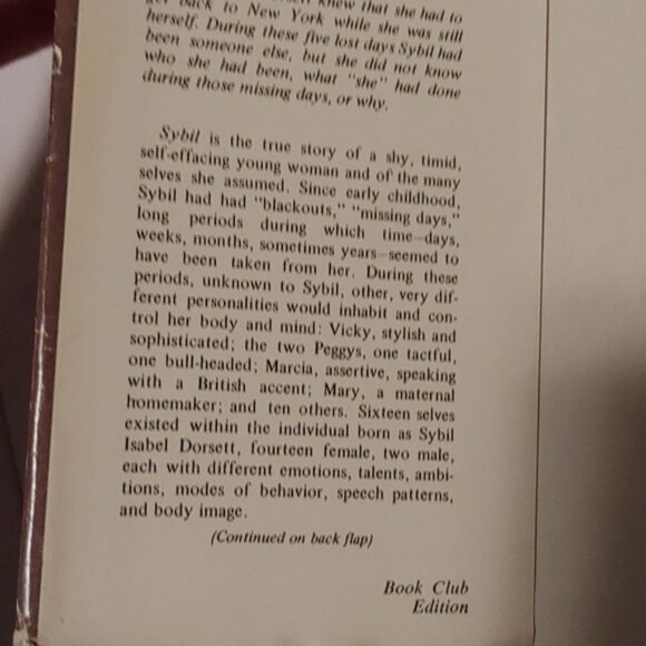 3/$13 Sybil By Flora Rheta Schreiber 1973 Adult Vintage Non Fiction Rare Book - Picture 9 of 11